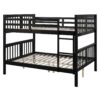 Full Over Full Bunk Bed With Ladder For Bedroom - Espresso - Image 7