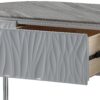 Yukino - High Gloss Coffee Table - Chrome / Gray - Image 4