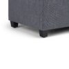 Sienna - Storage Ottoman Bench - Slate Gray - Image 4
