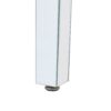 Fashionable Modern Glass Mirrored Coffee Table Cocktail Table With Crystal Design And Adjustable Height Legs - Silver - Image 14