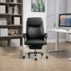 Big And Tall Office Chair, High Back Ergonomic Office Chair With Footrest, Executive Office Chair For Back Pain Relief - Black - Image 2