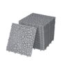 Interlocking Deck Tiles Plastic Waterproof Outdoor All Weather Anti-Slip Bathroom Shower Balcony Porch Strong Weight Capacity Upto 440 Lbs, Pebble Stone Pattern Pack Of 60 - Gray - Image 17