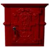Mailboxes Residential Large Capacity Letter Box With Outdoor Rainproof Design Aluminium - Red - Image 11