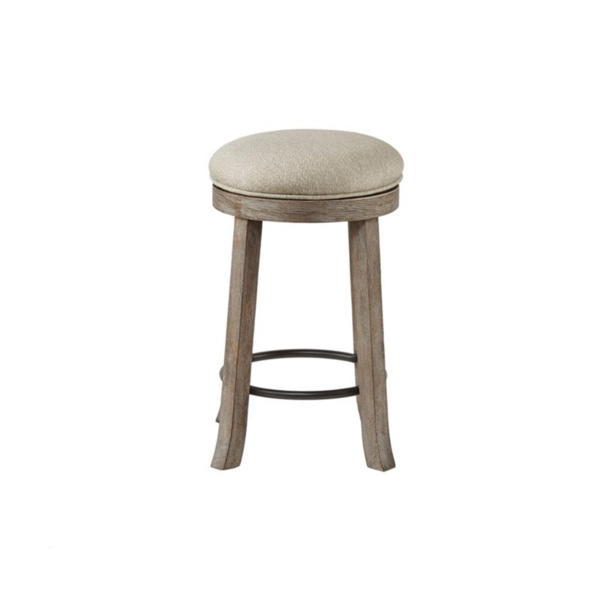 Swivel Counter Stool - Cream / Reclaimed Gray - Image 4