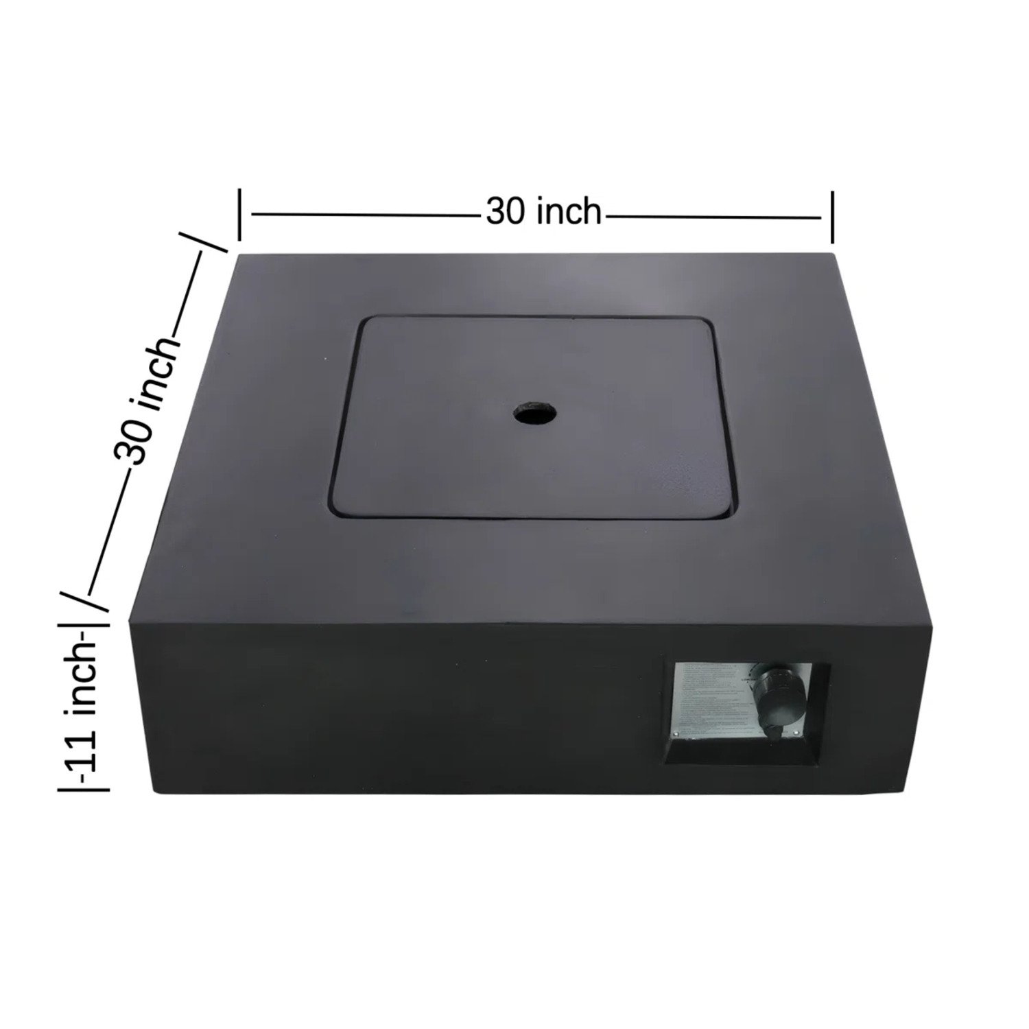 Reinforced - Propane & Gas Fire Pit Table - Charcoal - Image 3