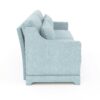 Elegant 2 Seater Sofa With Ergonomic Design And Lumbar Pillows - Sky Blue - Image 17