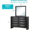 Marilla - Dresser - Black - Image 6