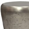 Garvy - Metal Side Table - Antique Silver - Image 4