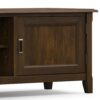 Burlington - Low TV Media Stand - Mahogany - Image 5