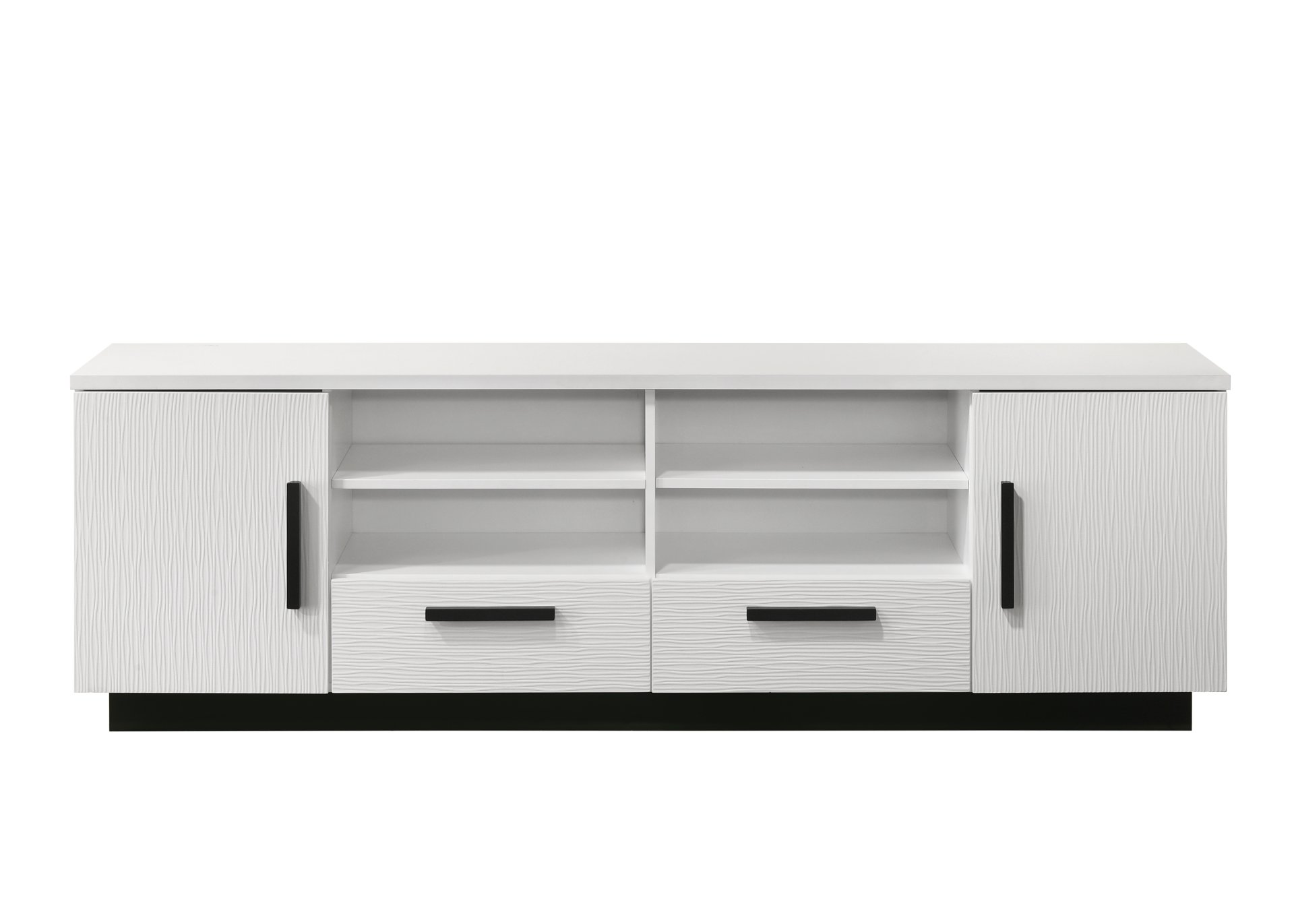 Matilda - TV Stand With Drawers - White Finish - Image 2