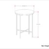 Tara - Side Table - Gold - Image 11