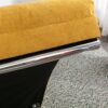 Ergonomic Linen Massage Chaise Lounge With Remote Control - Color, 5 Modes For Office, Living Room, Bedroom - Mustard - Image 10