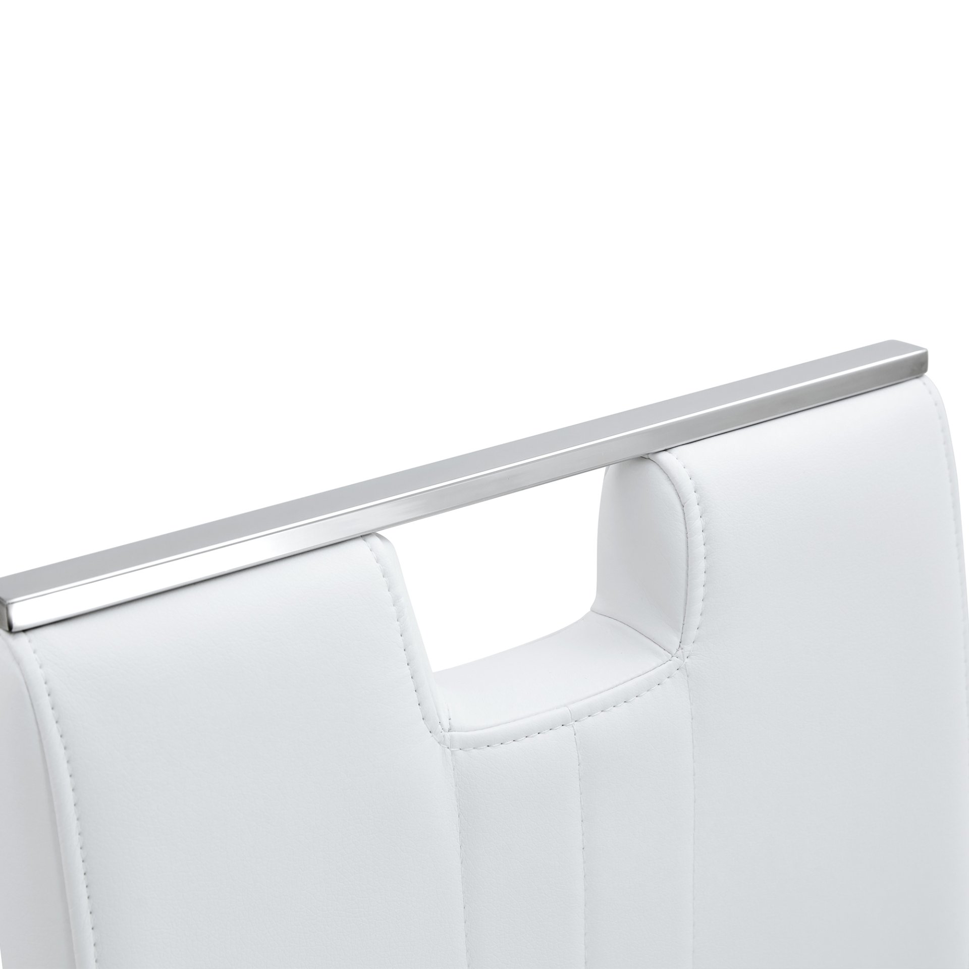 (Set of 4) Material Bow Shaped Chairs Adding Fashion To Minimalist And Contemporary Home Styles - White - Image 11