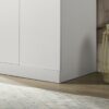 Michael - Double Door Wardrobe Cabinet Armoire With Shelf And Hanging Rod - White - Image 2