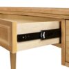 Dauphin - 3 Drawer Executive Desk - Natural Brown - Image 11