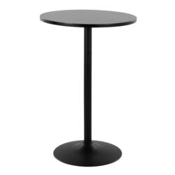 Pebble - Mid-Century Modern Table Adjusts From Dining To Bar - Black