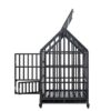 Heavy Duty Dog Cage Pet Crate With Roof & Window On Roof - Black - Image 6