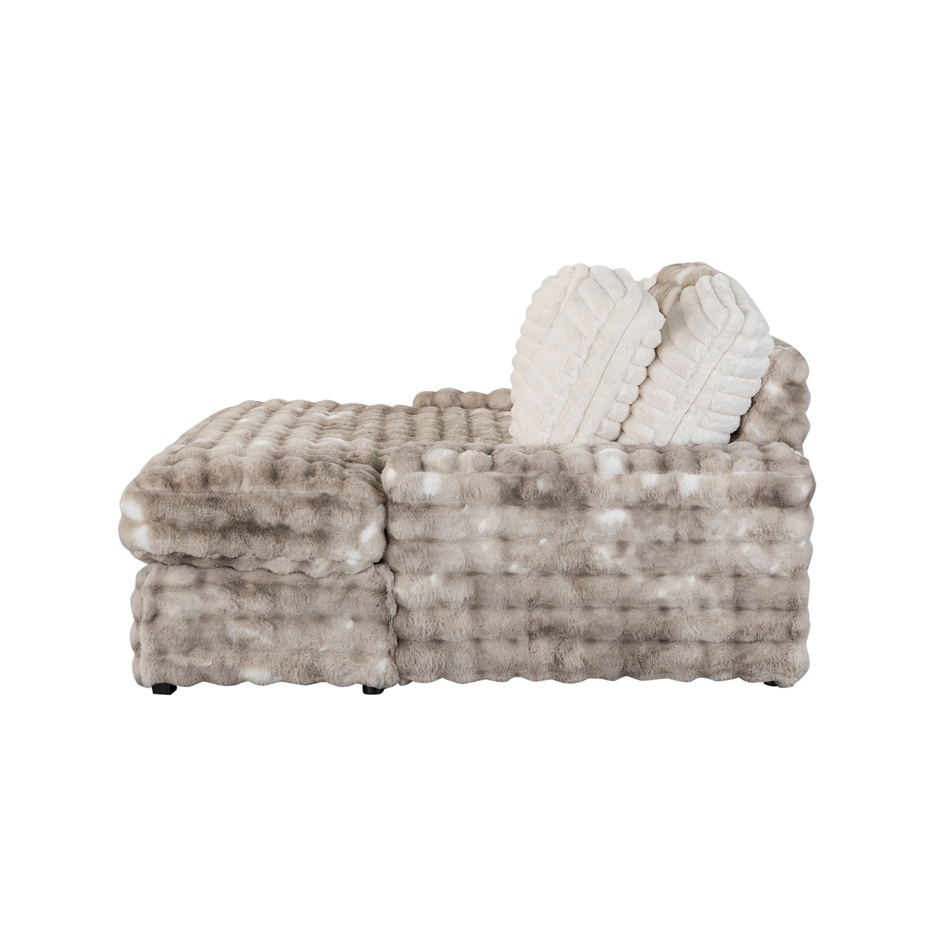 Julia - Lounger Sofa With USB - Gray - Image 10