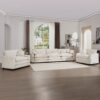 Luxurious And Sophisticated 3 Piece Sofa Set With Soft Cushions - Beige - Image 12
