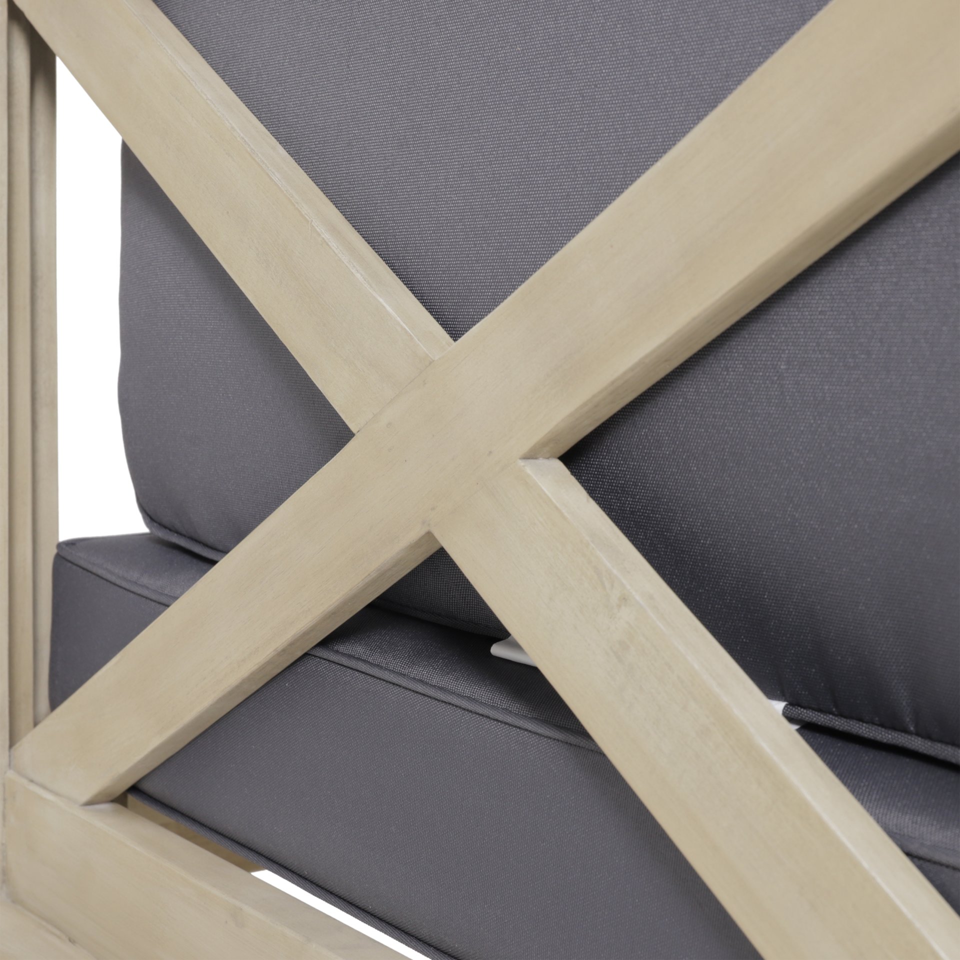 Brava - X Back Corner Chair - Light Gray - Image 10