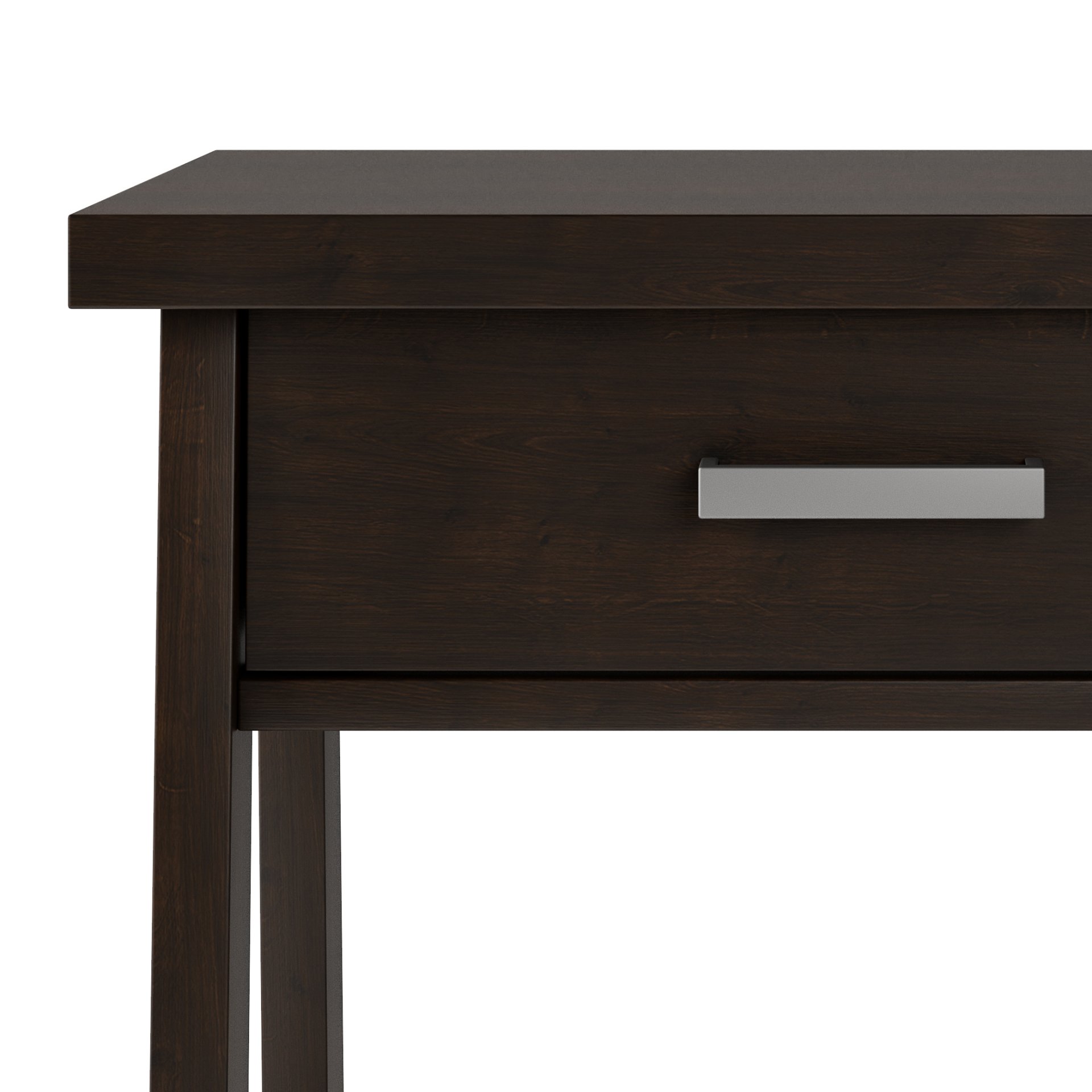 Sawhorse - Bedside Table - Dark Chestnut Brown - Image 5