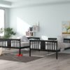 Full Over Full Bunk Bed With Ladder For Bedroom, Guest Room Furniture - Espresso - Image 14