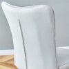Modern Minimalist Dining Chairs And Office Chairs, 2 Piece Set - Light Gray - Image 12