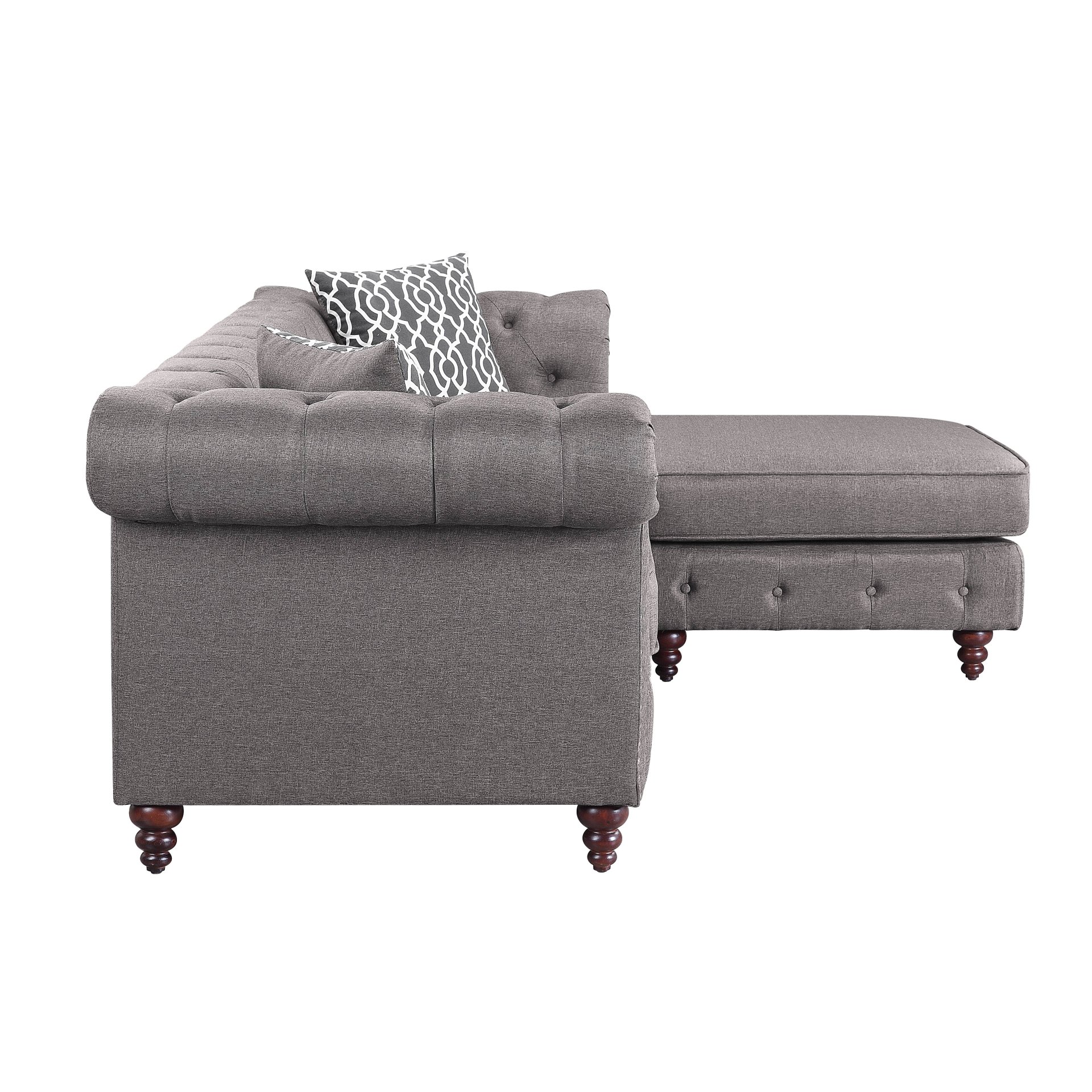 Waldina - Reversible Sectional Sofa - Brown - Image 2