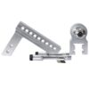Alu - Adjustable Trailer Drop Hitch 2" Receiver 8" Adjustable - Silver - Image 10