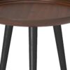 Clairmont - Round Side Table - Cognac - Image 3
