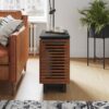 Graceland - Chairside Table, Fully Assembled - Black, Bourbon - Image 6