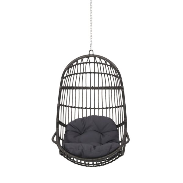 Richards - Outdoor / Indoor Wicker Hanging Chair - Gray