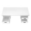 Computer Desk For Home Office, Laptop, Left, Right Set - Up & Storage Drawers - White - Image 5
