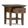 Redmond - End Table - Rustic Natural Aged Brown - Image 2