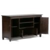 Carlton - TV Media Stand - Dark Tobacco Brown - Image 2