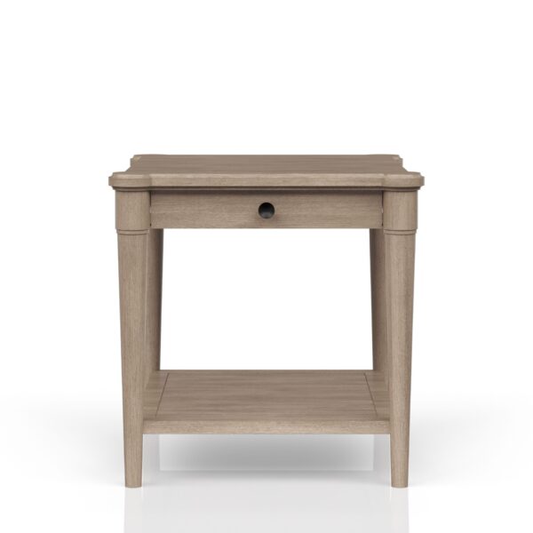 End Table With Storage Drawer - Sand