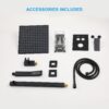 Dual Shower Head System With 12" Wall Mounted Square Design And Rough In Valve - Matte Black - Image 10