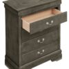 Elegant Traditional Storage Chest - Gray - Image 5