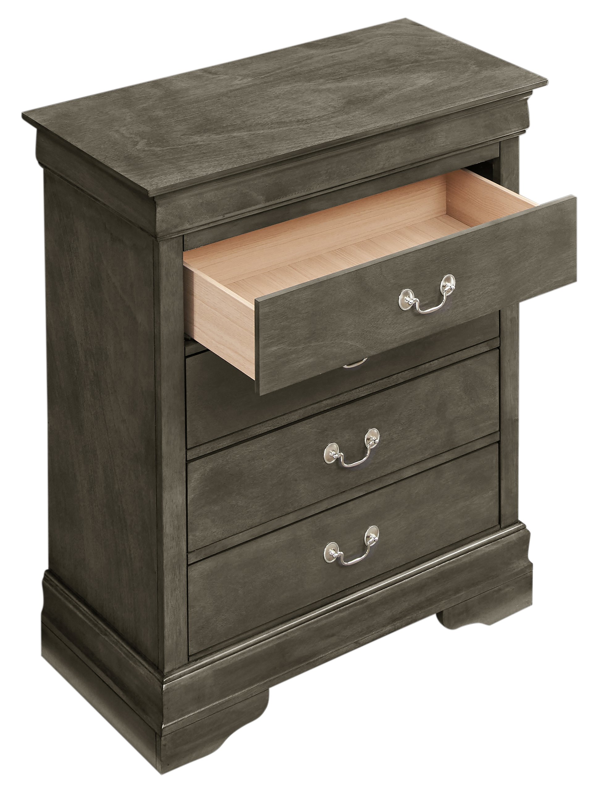 Elegant Traditional Storage Chest - Gray - Image 5