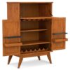 Draper - Mid Century Bar Cabinet - Teak - Image 2