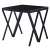 Magenta - Glass Top End Table - Black - Image 2