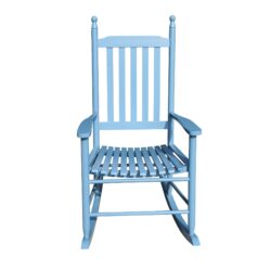 Wooden Porch Rocker Chair - Blue