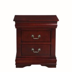 Louis Philippe - Nightstand, Elegant Design - Cherry