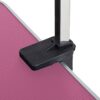 Folding Dog Pet Grooming Table Stainless Steel Frame Rubber Mat On Board, With Adjustable Arm And Clamps Pet Dog Cat Grooming Table - Pink - Image 6