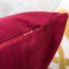 Dora - Vintage Vine Pillow Cover With Matching Back - Red - Image 7