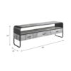 Raziela - TV Stand - Gray - Image 6
