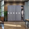 3 Door Lockers With Lock For Home, Gym, Office, School, And Garage - Gray - Image 10
