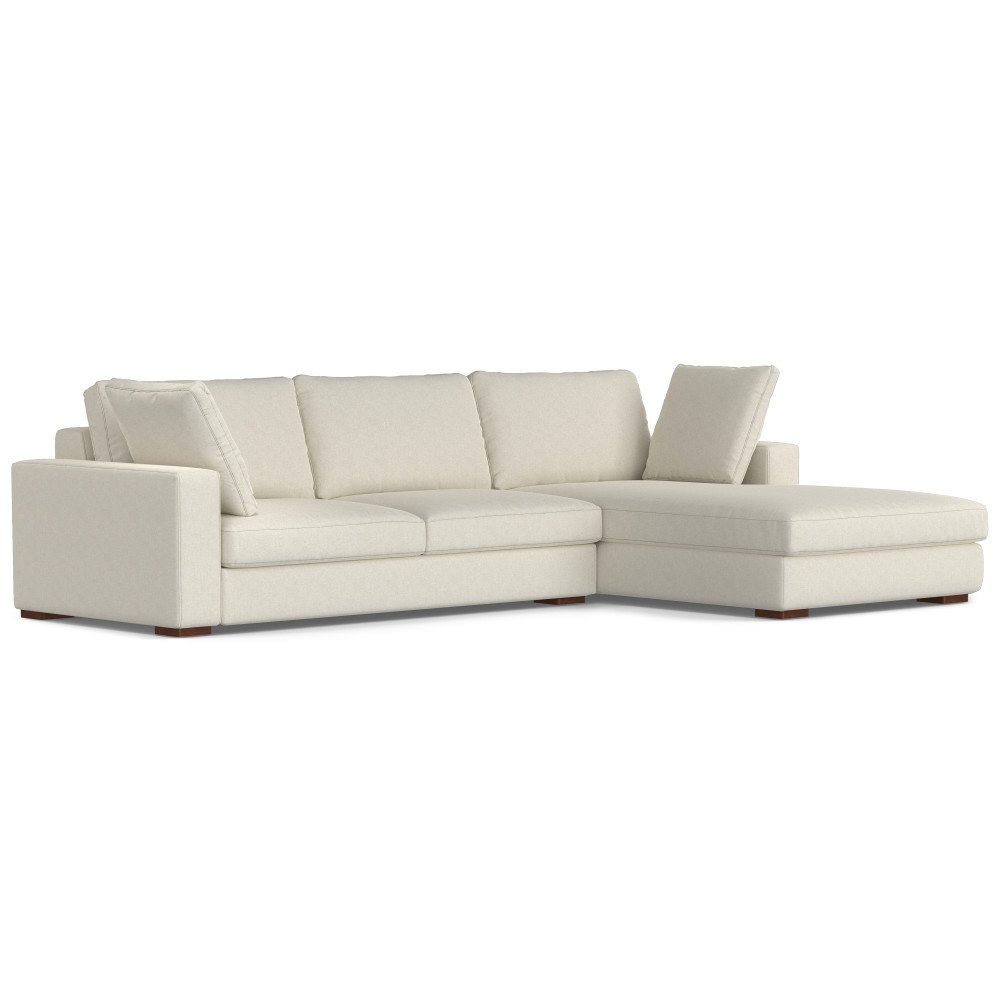 Charlie - Deep Seater Right Sectional Sofa - Cream - Image 10