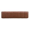 Upholstered Dining Bench For Dining Room, End Of Bed Entryway Bench Ottoman For Bedroom Living Room - Brown - Image 8