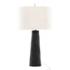 Kona - Contemporary Table Lamp (Set of 2) - Matte Black / Modern Brass / Natural - Image 2